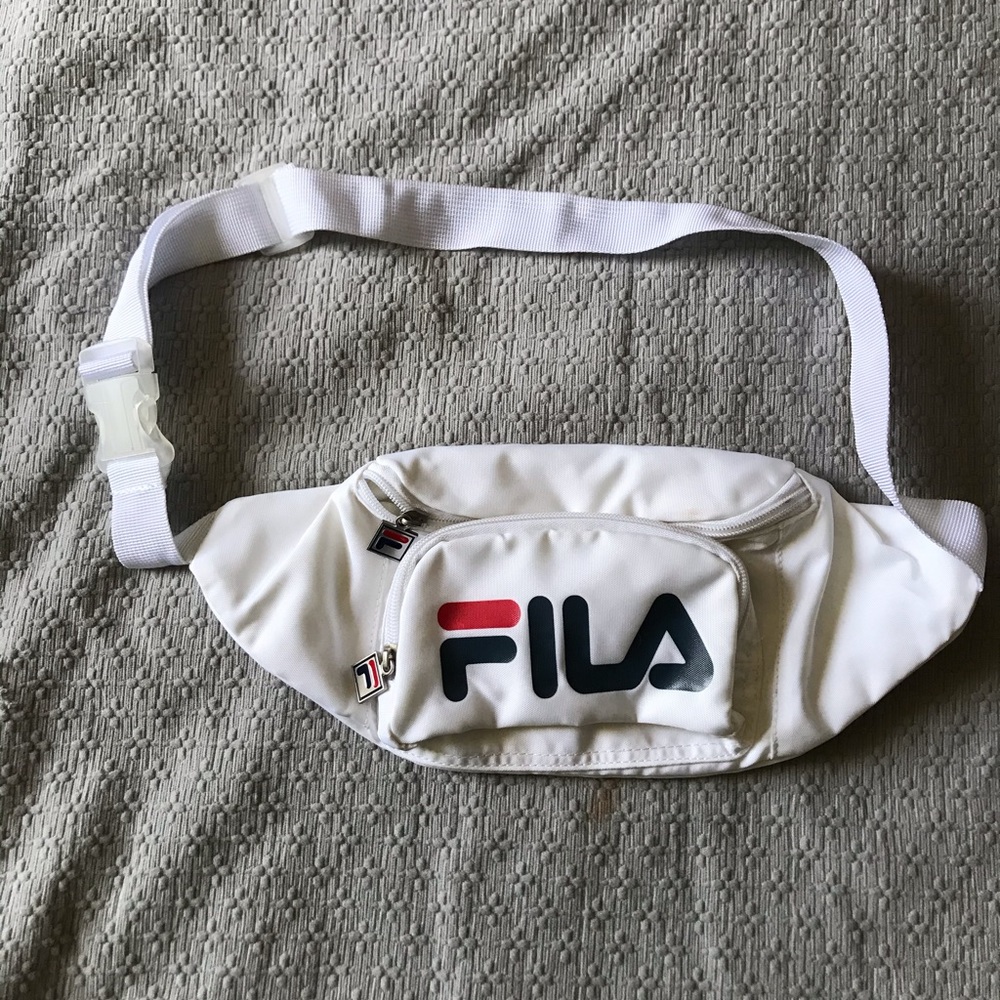 White Fila Fannypack